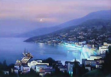 «Нічна Ялта». 2005. Полотно, олія